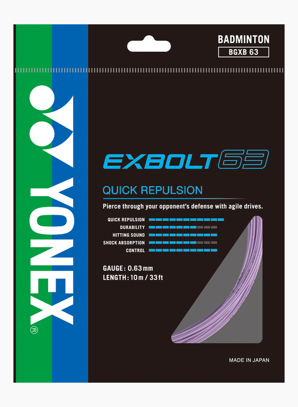 Dây cước căng vợt Yonex BG EXBOLT 63 - Ảnh 6