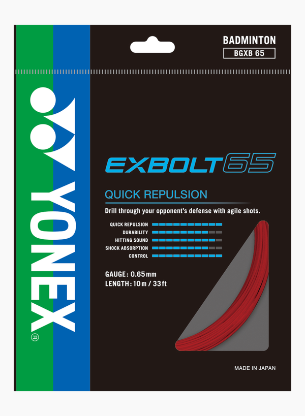 Dây cước căng vợt cầu lông Yonex BG EXBOLT 65