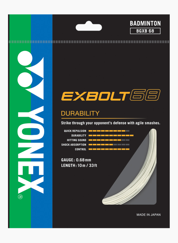 Dây cước căng vợt Yonex BG EXBOLT 68 Chính Hãng